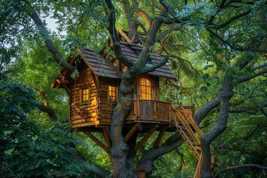 Sur quel site commander une cabane pour enfant dans les arbres ?